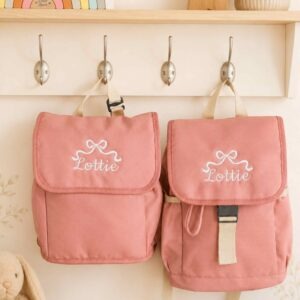 Dusty Pink Backpack and Lunch Cooler Bundle