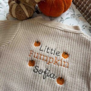 Little Pumpkin Knitted Cardigan